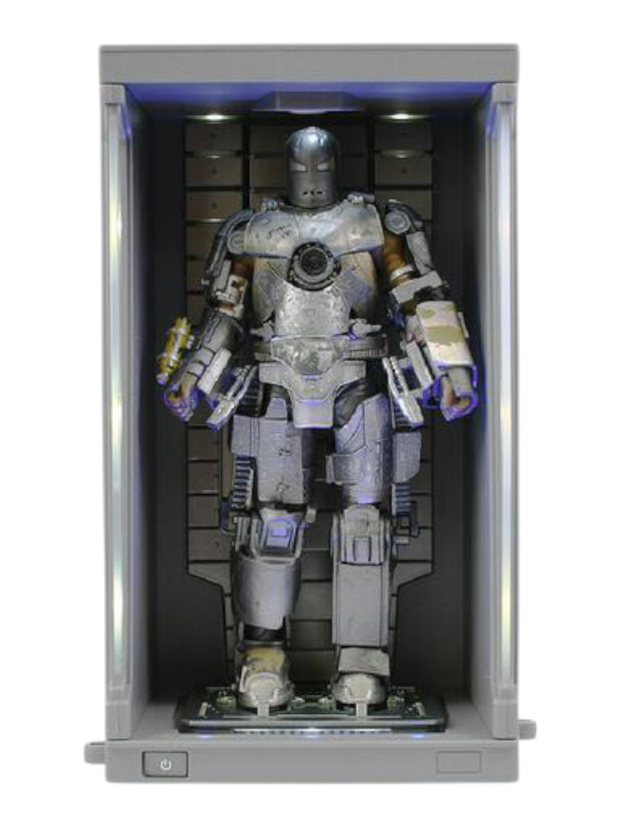 ZD Toys: Iron Man MK 1 Marvel 10th Anniversary Action Figure with the Hall of Armor - 7 Inch, Imported 1:10 Scale