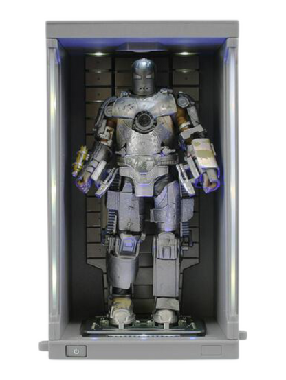 ZD Toys: Iron Man MK 1 Marvel 10th Anniversary Action Figure with the Hall of Armor - 7 Inch, Imported 1:10 Scale