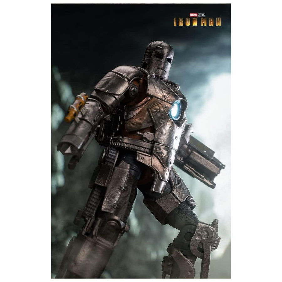 ZD Toys: Iron Man MK 1 Marvel 10th Anniversary Action Figure with the Hall of Armor - 7 Inch, Imported 1:10 Scale