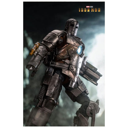 ZD Toys: Iron Man MK 1 Marvel 10th Anniversary Action Figure with the Hall of Armor - 7 Inch, Imported 1:10 Scale