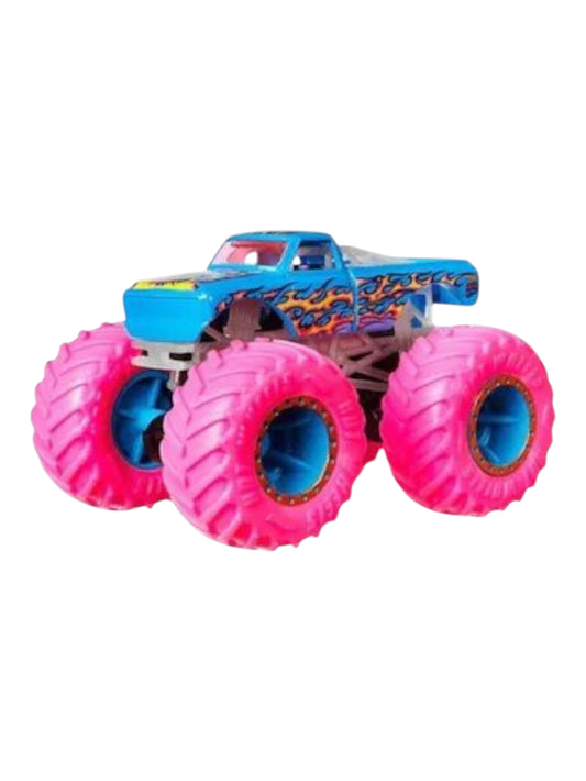 Hotwheels Pink Fire Monster Truck 1:64 Scale
