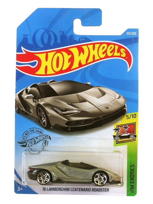HotWheels 16 Lamborghini Centenario Roadster Imported Mainline 1:64 Scale