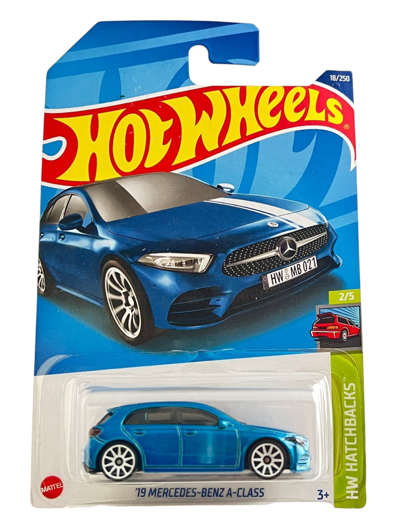 HotWheels 19 Mercedes-Benz A-Class Imported Mainline 1:64 Scale