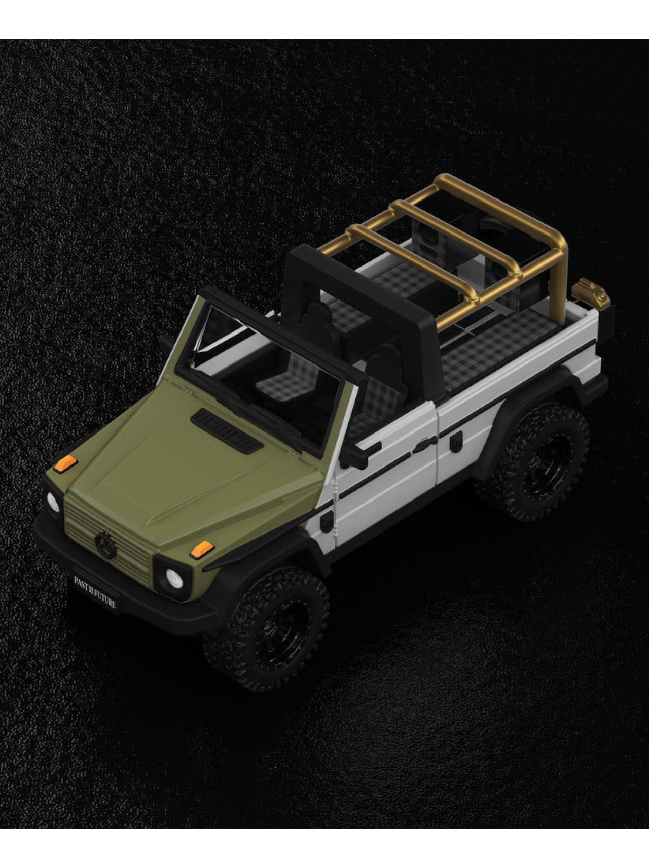 HotWheels x Mercedes-Benz Project G-Class Past II Future Designed by Nigo RLC 1:64 Scale (With Acrylic Case)