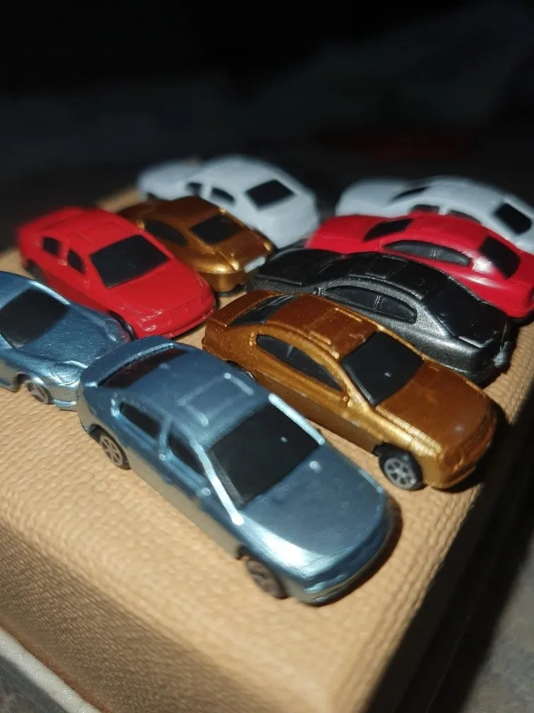 10 Carritos Surtidos 1:150 N Escala Ferromodelismo 5 Colores
