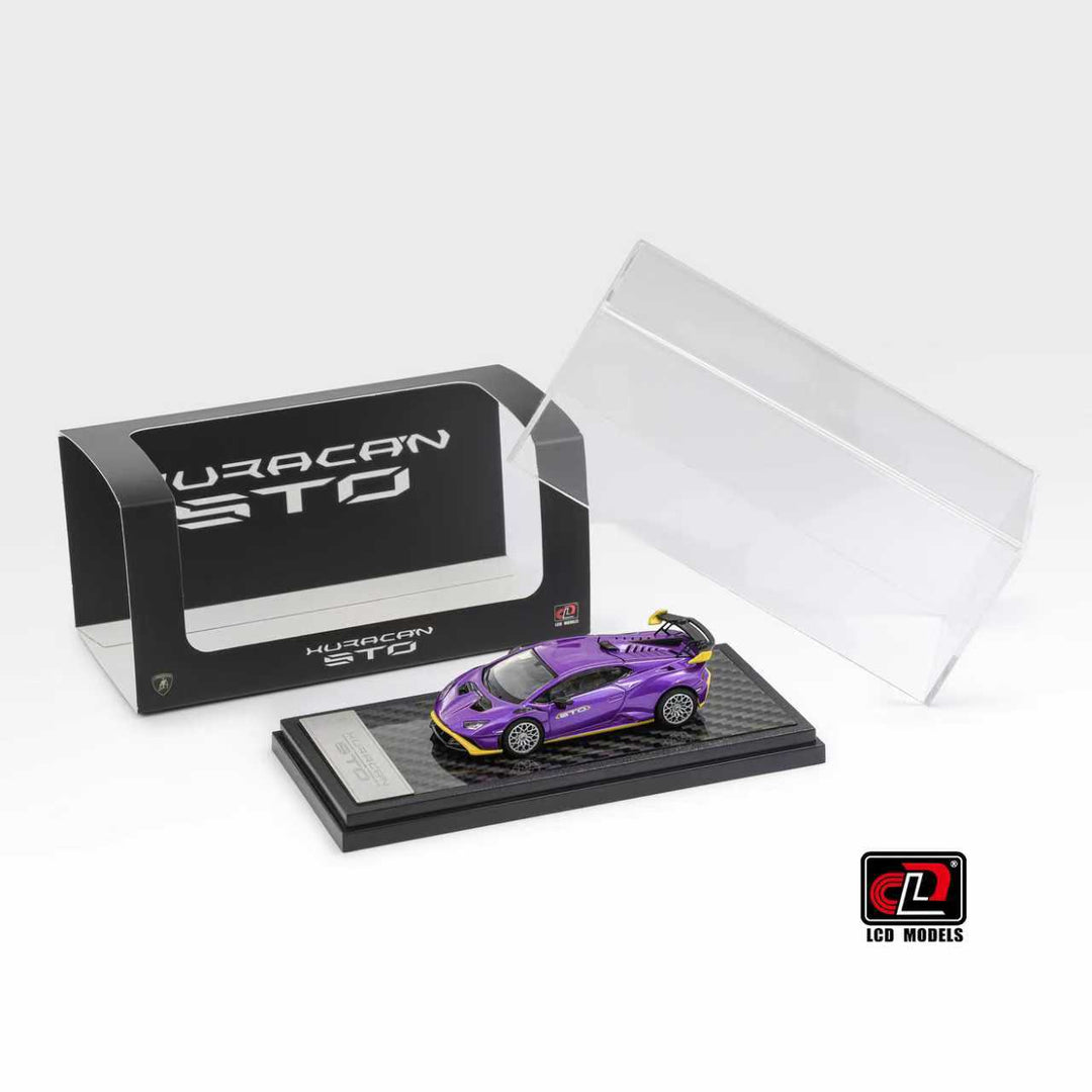 LCD Model Huracan Sto Lamborghini Imported 1:64 Scale LCD64043-PU(Purple)