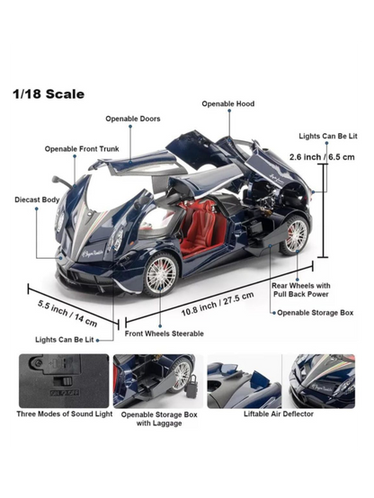 Pagani Huayra 1:18 Scale Diecast