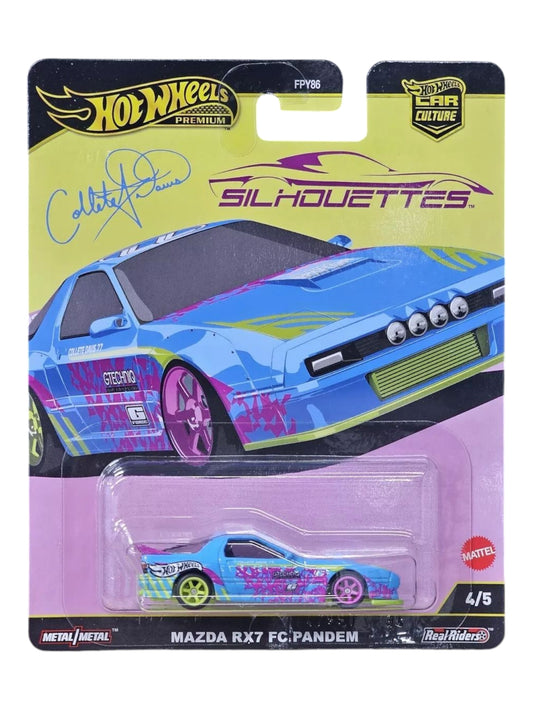 HotWheels Silhouettes Mazda RX7 FC Pandem Imported Premium 1:64 Scale