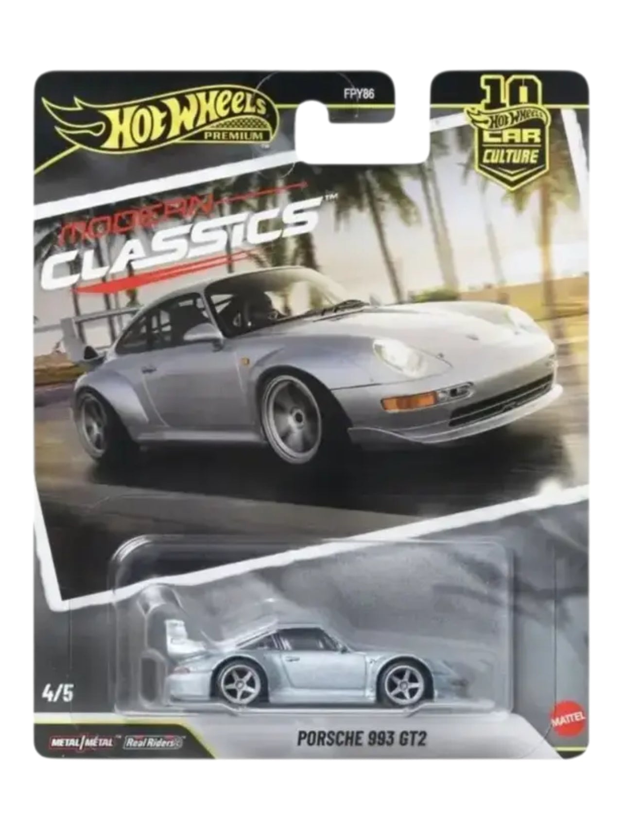 HotWheels Modern Classic Porsche 993 Gt2 Car Culture Imported 1:64 Scale