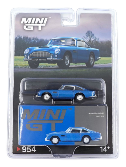 Mini GT Aston Martin DB5 (Sierra Blue) Code-954 1:64 Scale
