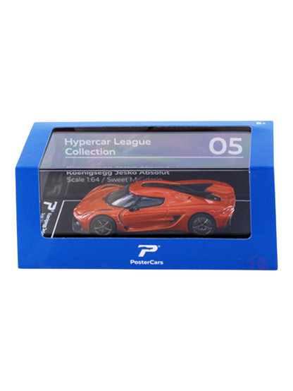 Postercars Koenigsegg Jesko Absolut Hypercar 1:64 Scale- Premium Diecast Collector Model No o5 .