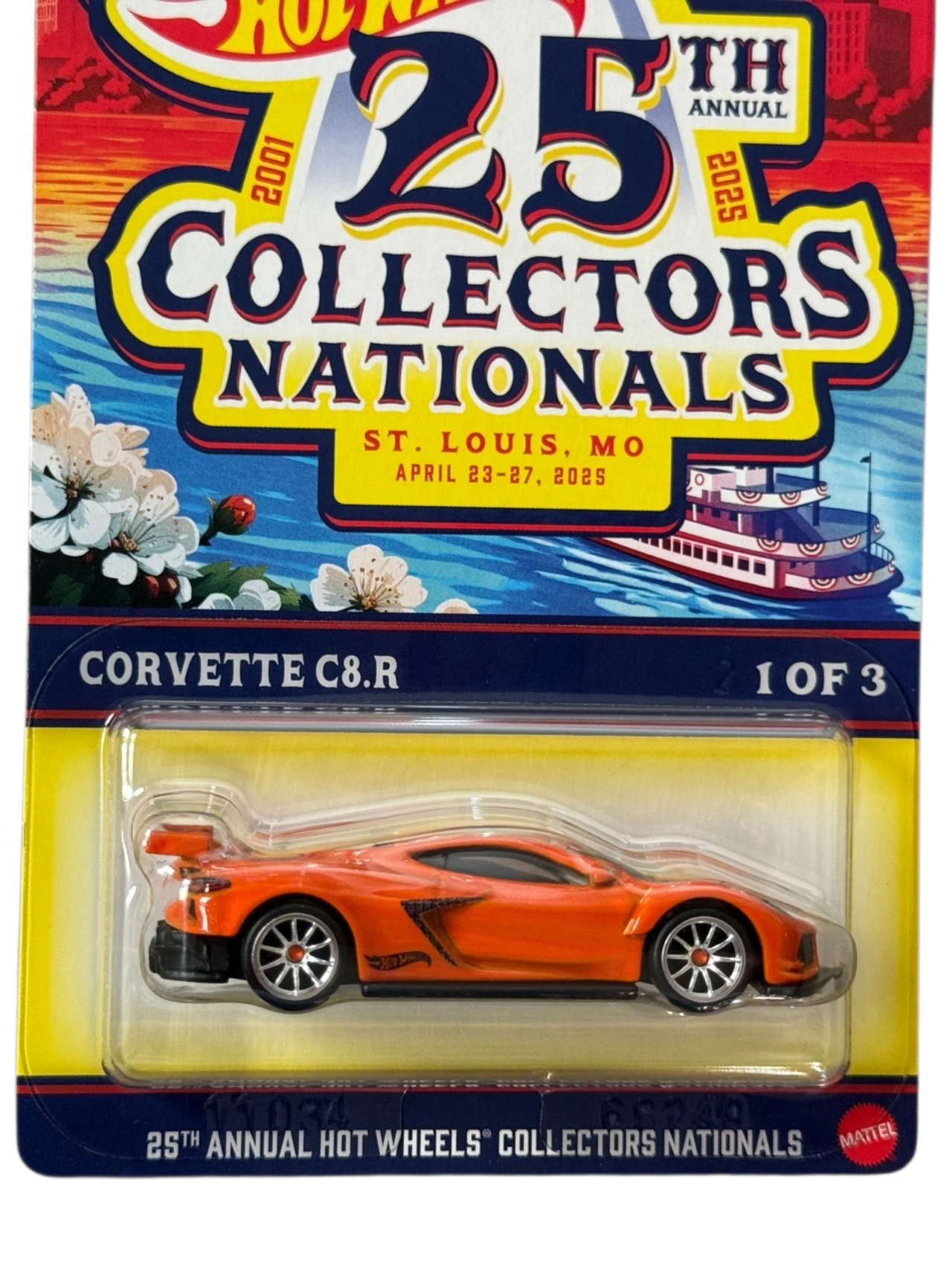 HotWheels RLC 25th Annual Hot Wheels Collectors Nationals Corvette C8.R Imported 1:64 Scale