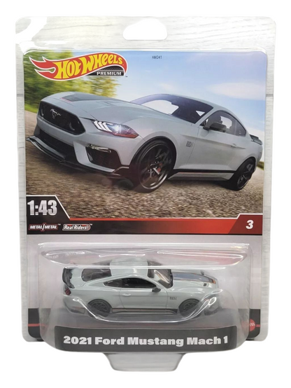 HotWheels 2021 Ford Mustang Mach 1 (1side mirror damaged) Imported Premium 1:43 Scale