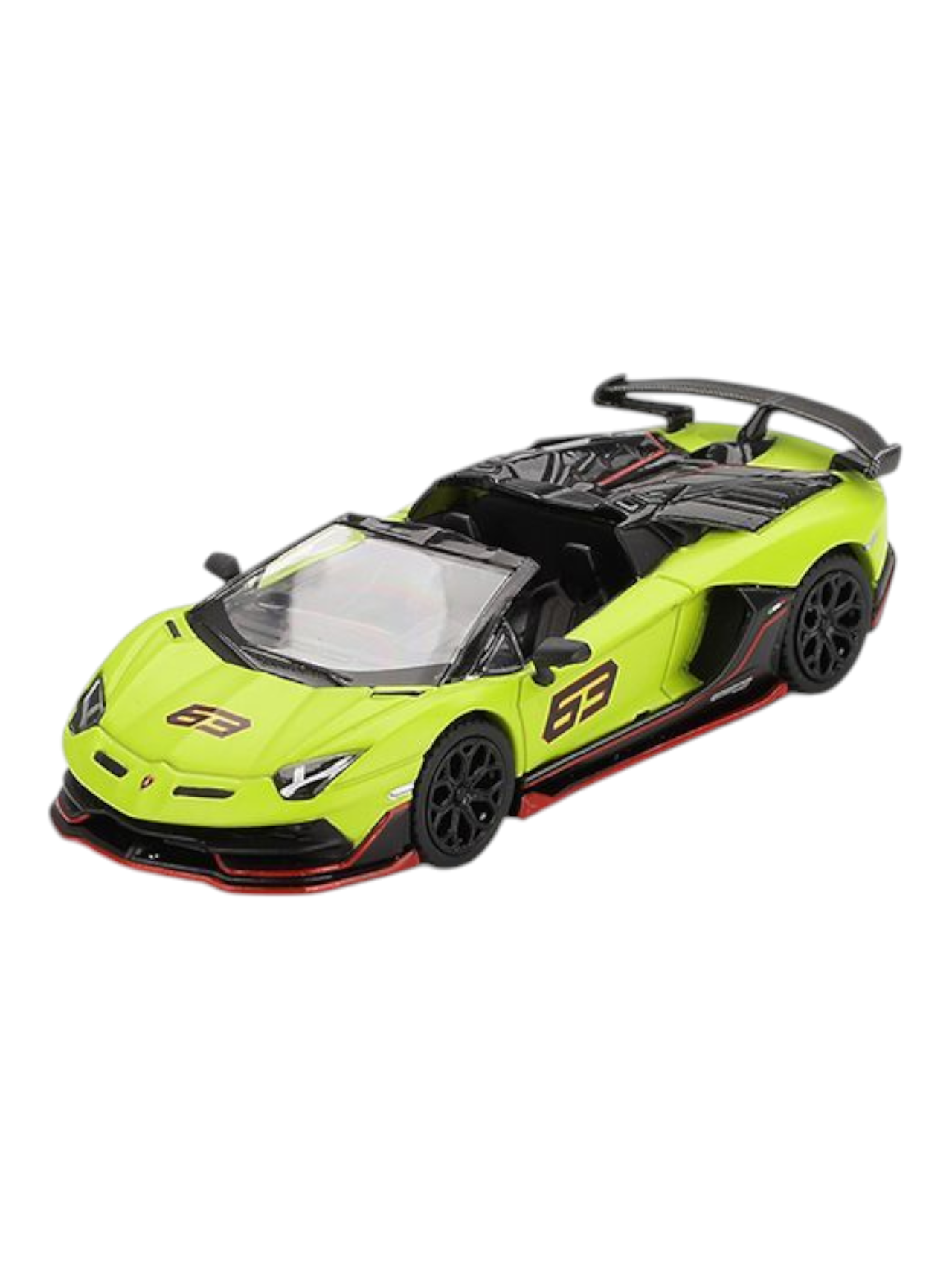 Mini GT Lamborghini Aventador SVJ 63 Roadster 1:64 Scale