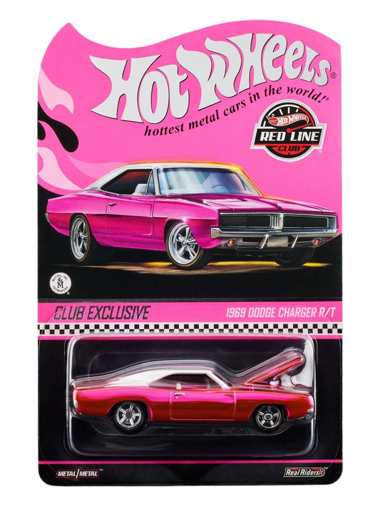 HotWheels Club Exclusive 1969 Dodge Charger R/T RLC 1:64 Scale (With Protector)