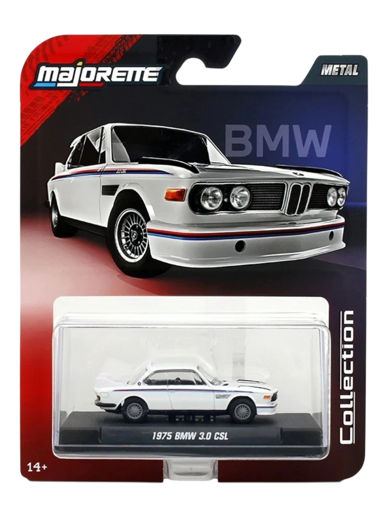 Majorette collection 1975 bmw 3.0 csl 1:64 Scale