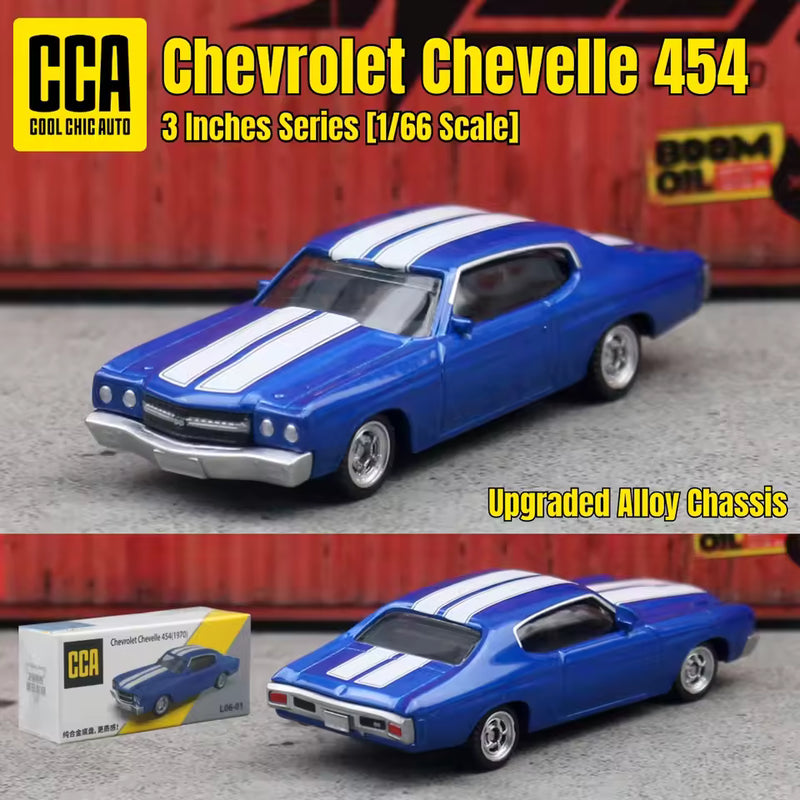 CCA 'Chevrolet Chevelle 454 (1970) Diecast Model 1:64 Scale L06-01 / L06-02