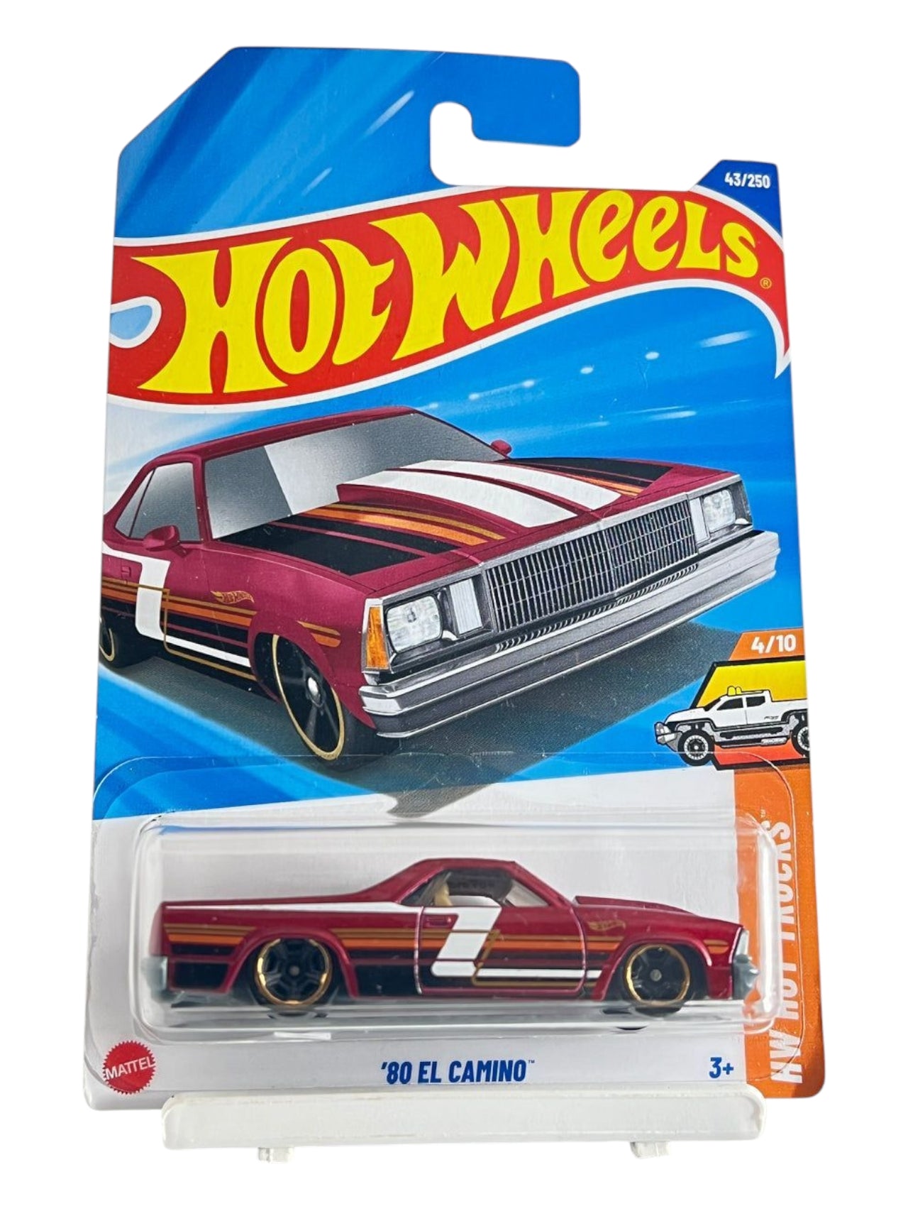 HotWheels 80 EL Camino Imported Mainline 1:64 Scale