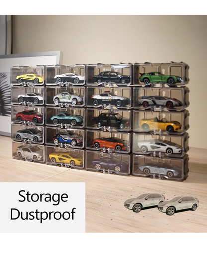 Interlocking Car Storage Case For Hotwheels 1:64 Scale
