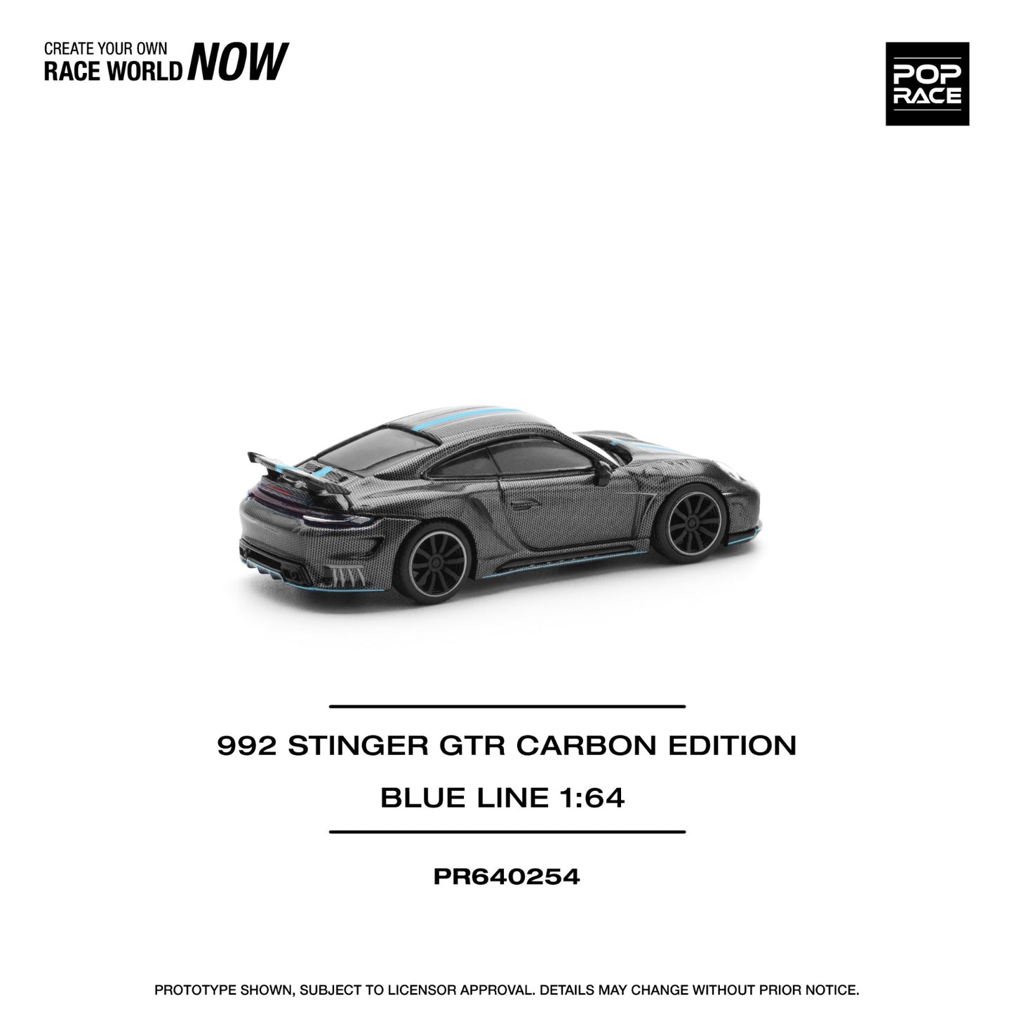 Pop race pr64-254 992 stinger GTR 1:64 Scale