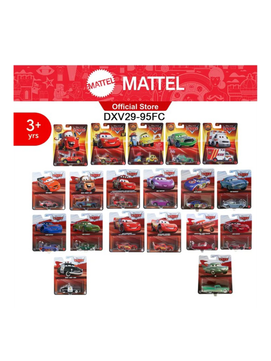 DisneyPixar Cars DXV29-95FC Die-cast Car Full Case|24 Cars Assortment Box| 1:55 Scale