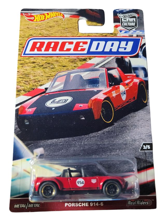 HotWheels Car Culture Race Day Porsche 914-6 Imported Card Art Mainline 1:64 Scale