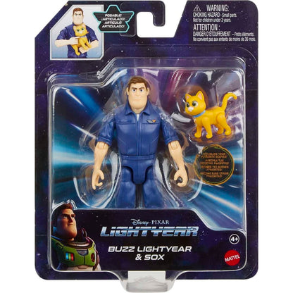 Disney pixar Lightyear Buzz Lightyear And Sox 5in Scale
