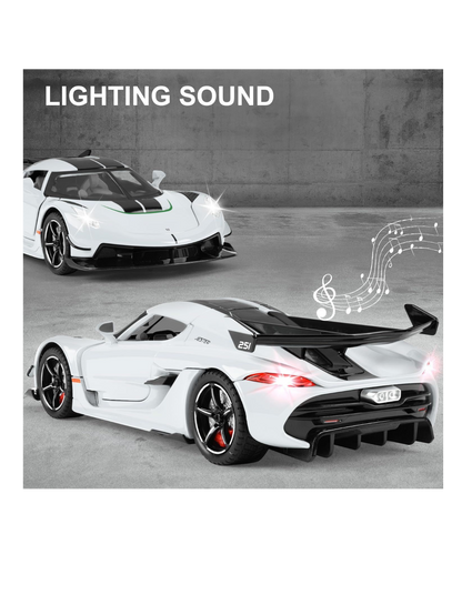 XQT Koenigsegg Jesko Alloy Car Simulation Die-Cast Model 1:22 Scale