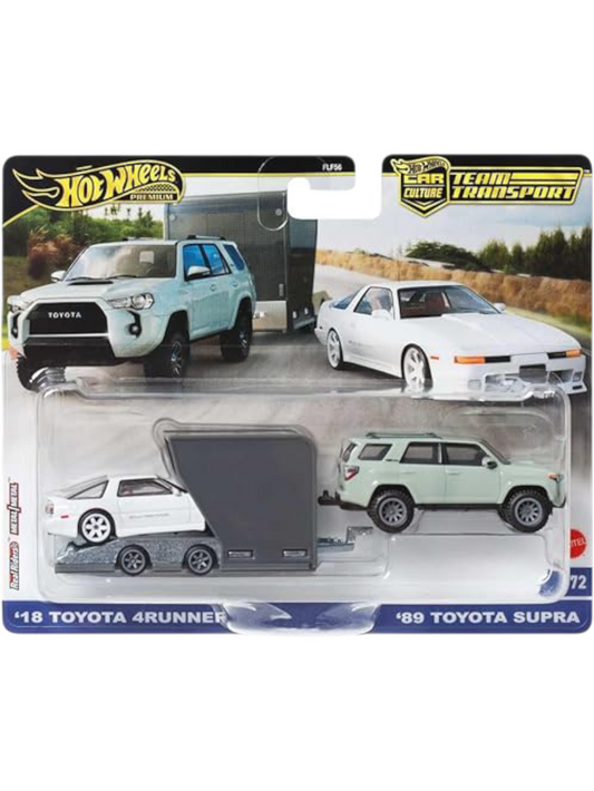 Hotwheels 18 Toyota 4runner imported team transport 1:64 scale
