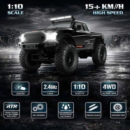 HB Toys Racing Rally Climbing Beast Off Road Remote Control Car 1:10 Scale 4WD Rally Car RTR | Code: HB-ZP1009