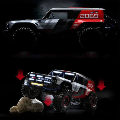 MJX H8p Ford Motor Company Bronco R Licensed 4WD RC Rock Crawler – Brushless Motor, 80A ESC, High-Speed Off-Road Remote Control Vehicle Imported 1:8 Scale