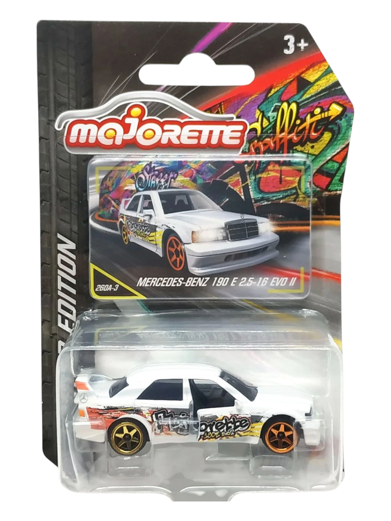 Majorette Limited Edition Mercedes-Benz 190 E 2.5-16 Evo II Imported 1:64 Scale