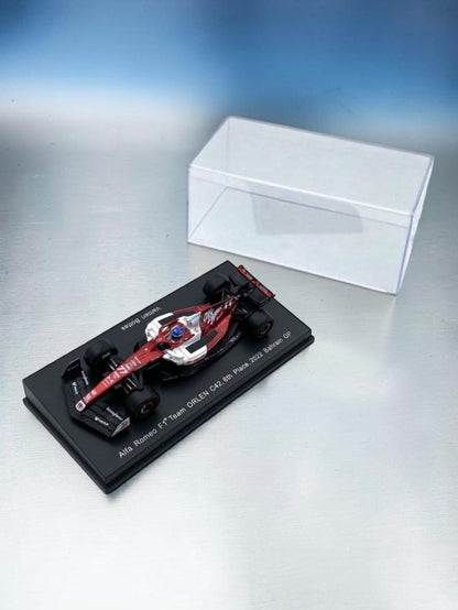 Sparky "Alfa Romeo F1 Team ORLEN C42 #77 Die-Cast Model Car – 2022 Bahrain GP 1:64 Scale