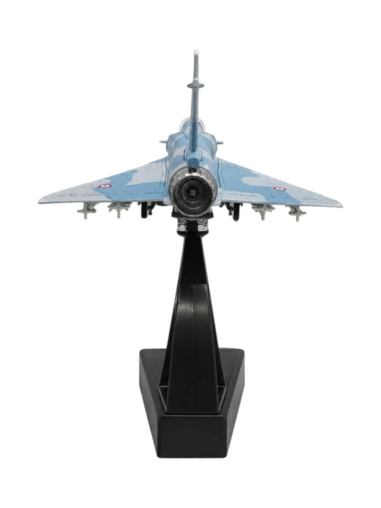 Amer Com Mirage 2000 Fighter Jet Model 1:100 Scale Die-Cast Military Aircraft with Display Stand | French Air Force Dassault Mirage 2000 Collectible Plane Model