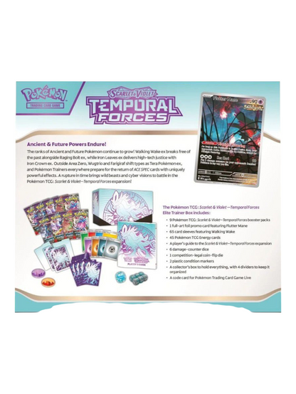 Pokemon Scarlet and Violet Temporal Forces Elite Trainer Box ETB (English)
