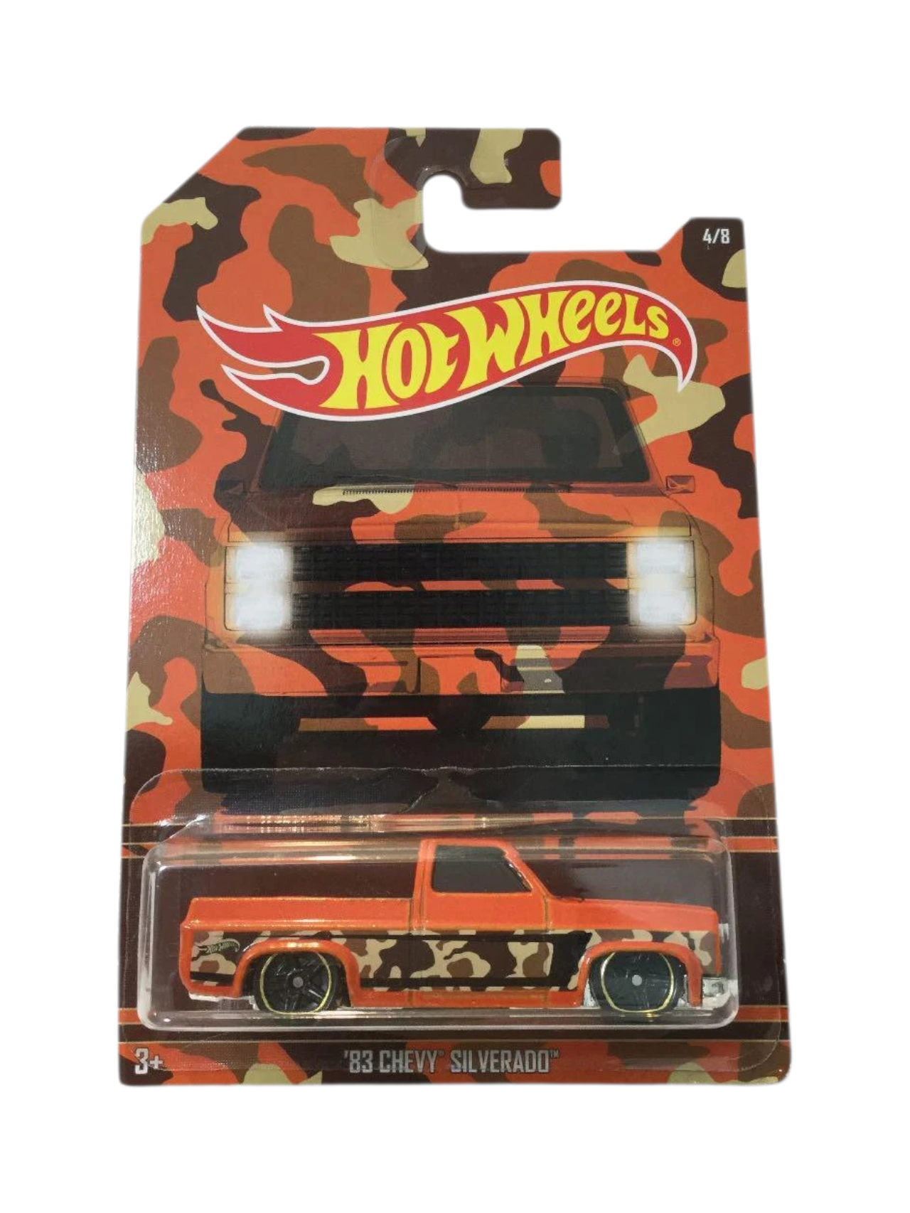 Hotwheels 83 chevy silverado Imported Mainline 1:64 Scale