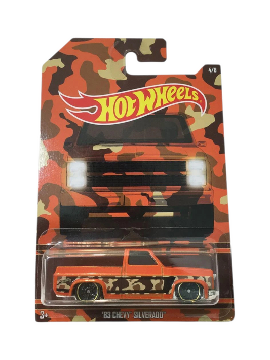 Hotwheels 83 chevy silverado Imported Mainline 1:64 Scale