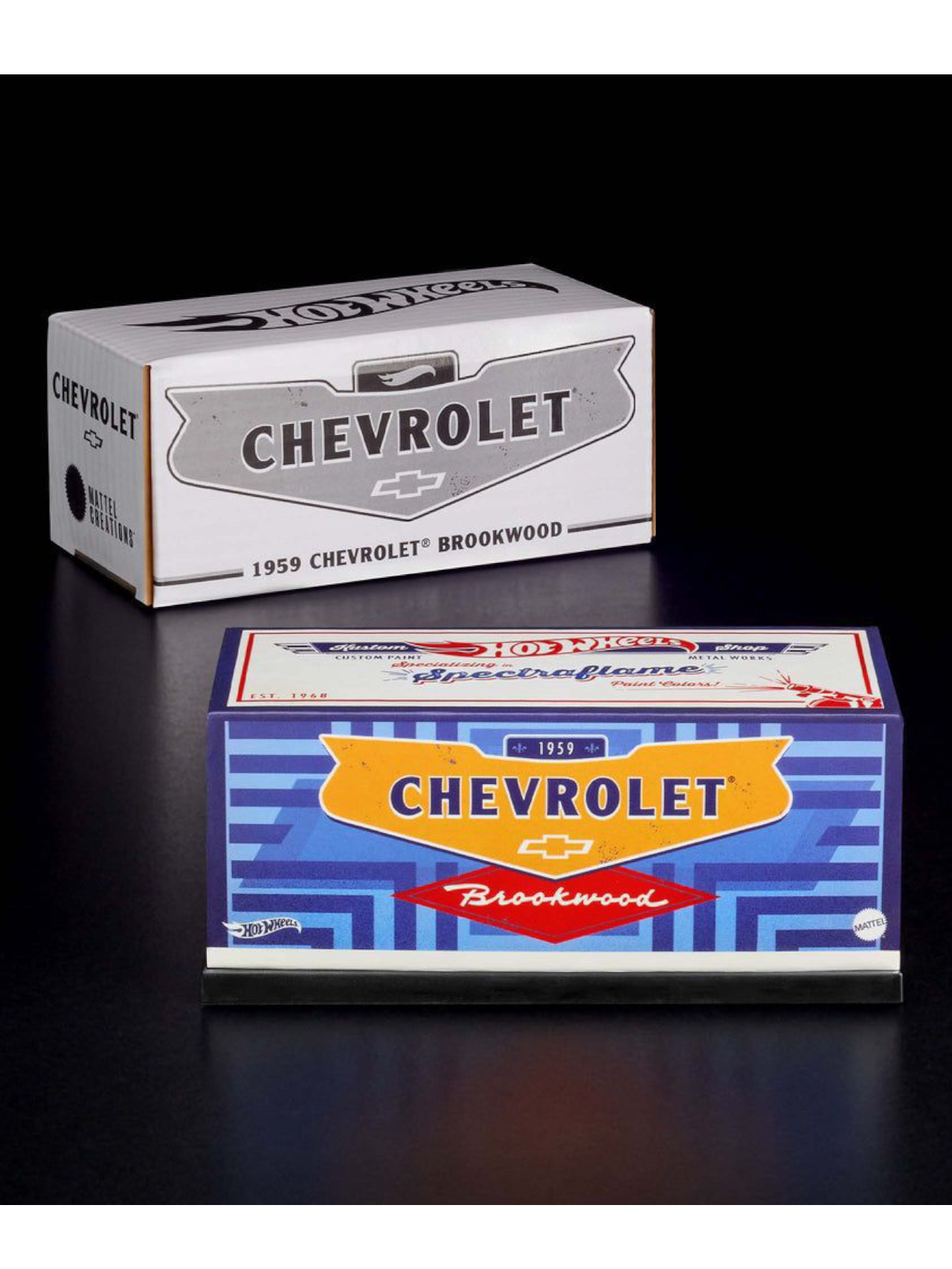 HotWheels Chevrolet 1959 Brookwood RLC 1:64 RLC (With Acrylic Case)