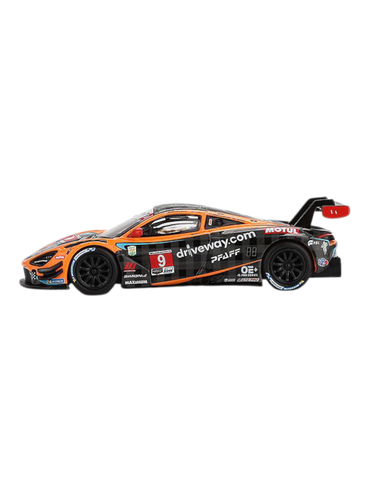 Mini GT McLaren 720S GT3 EVO (2024 IMSA Daytona 24 Hrs Plaff Motorsports) Code-984 1:64 Scale