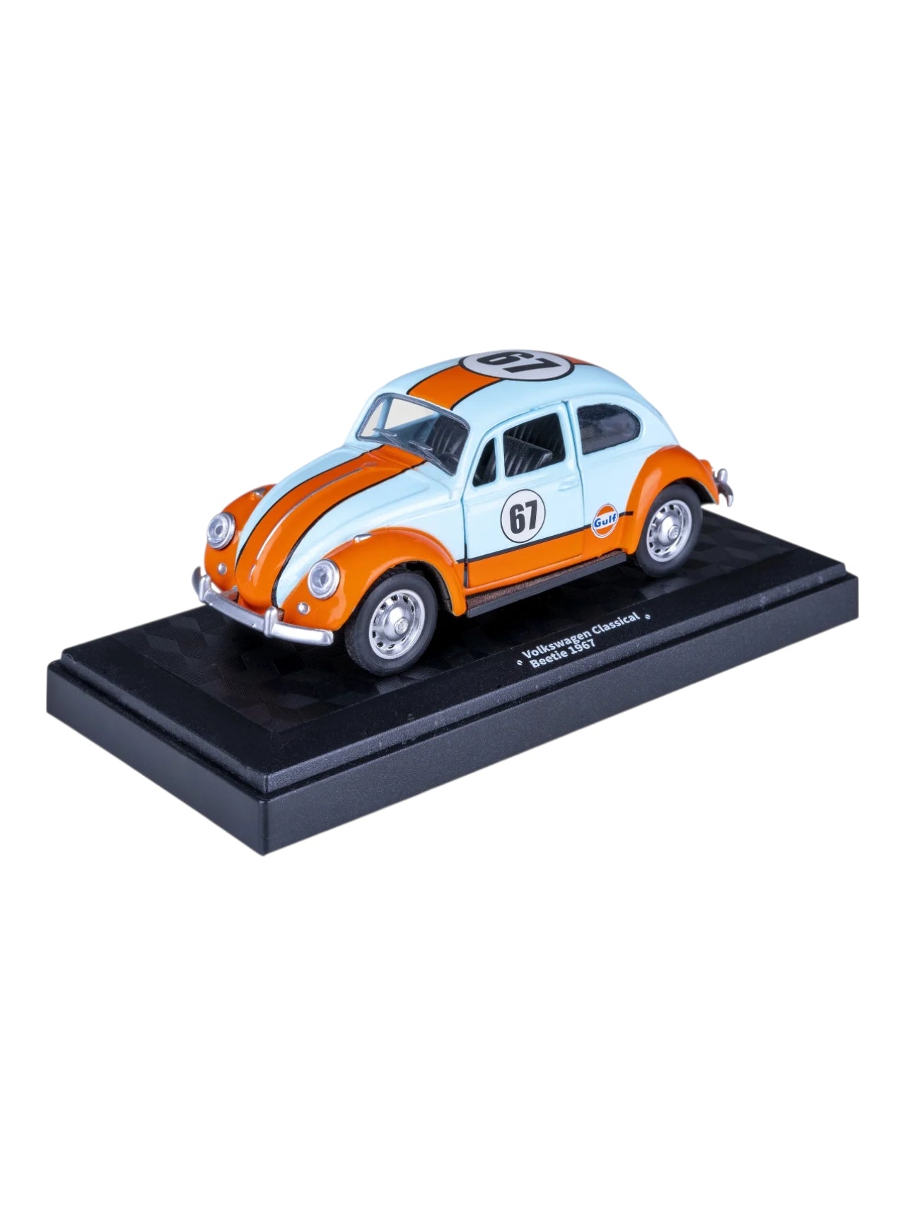 CCA Volkswagen Classical Beetle 1967 Gulf Livery 1:36 Scale Die-Cast Model Car | Collector Edition(with Acrylic site)