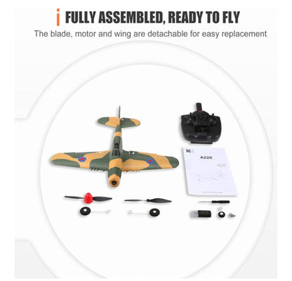 XK 2.4GHz 4CH RC P-40 Fighter Aircraft – 3D/6G Switchable, 6-Axis Gyro Stabilization, Beginner-Friendly, Aerobatic Flight & High-Altitude Flying (approximately 500 feet)