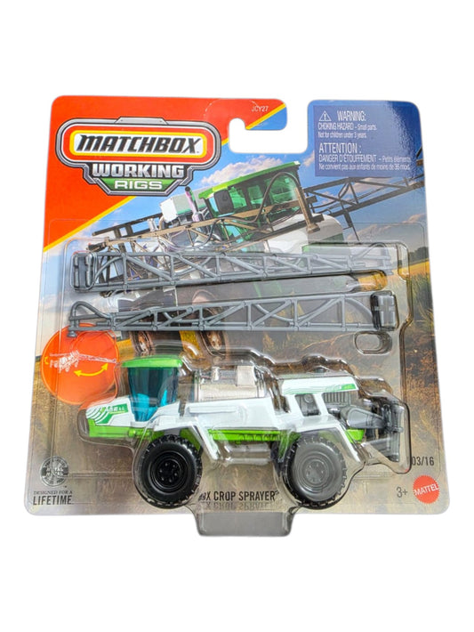 Matchbox Working Rigs NBX Crop Sprayer 1:64 Scale Diecast Metal Important
