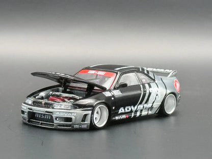 Kaido House x Mini GT Nissan Skyline GT-R (R33) Kaido Works ADVAN (#191) 1/64 Scale