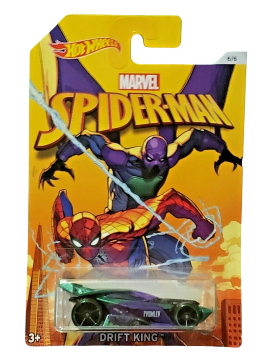 Hotwheels marvel spider-man drift -king imported mainline 1:64 Scale