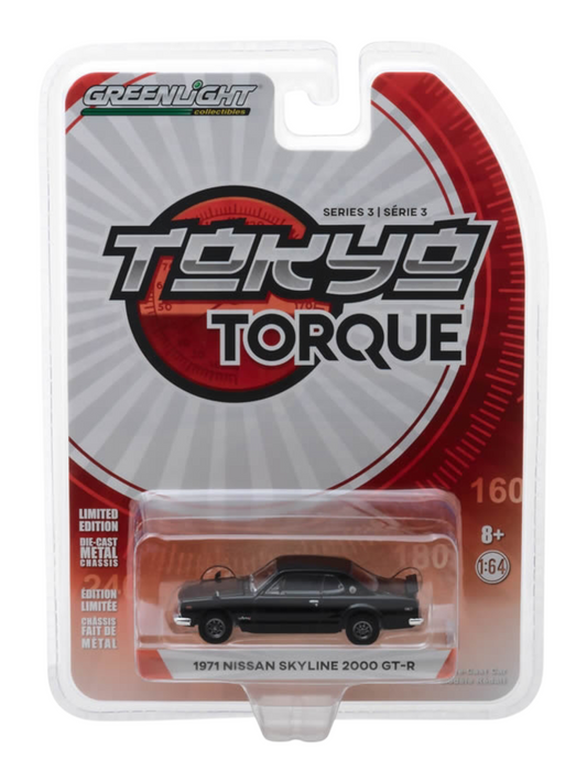 Greenlight Collectibles Series 3 Tokyo Torque 1971 Nissan Skyline 2000 GT-R 1:64 Scale