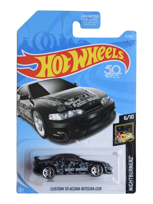 HotWheels Custom 01 Acura Integra GSR Imported Mainline 1:64 Scale