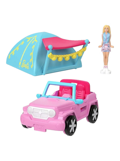 Mattel mini barbie doll vehicle & champer van
