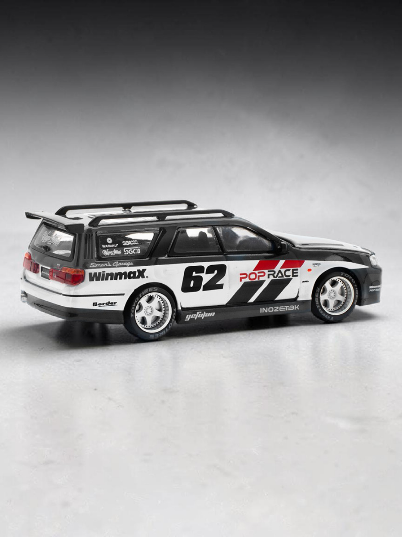 Pop Race pr64-211 Nissan Stagea R34 1:64 Scale