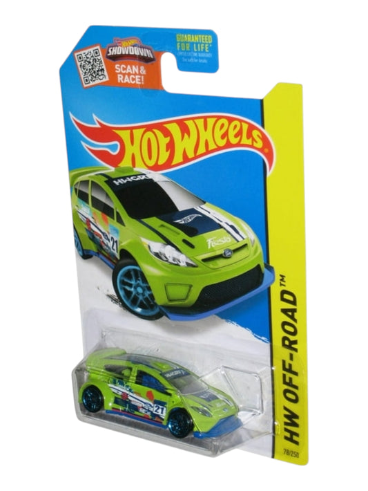 HotWheels 12 ford fiesta ( blister damage ) imported mainline 1/64 Scale.