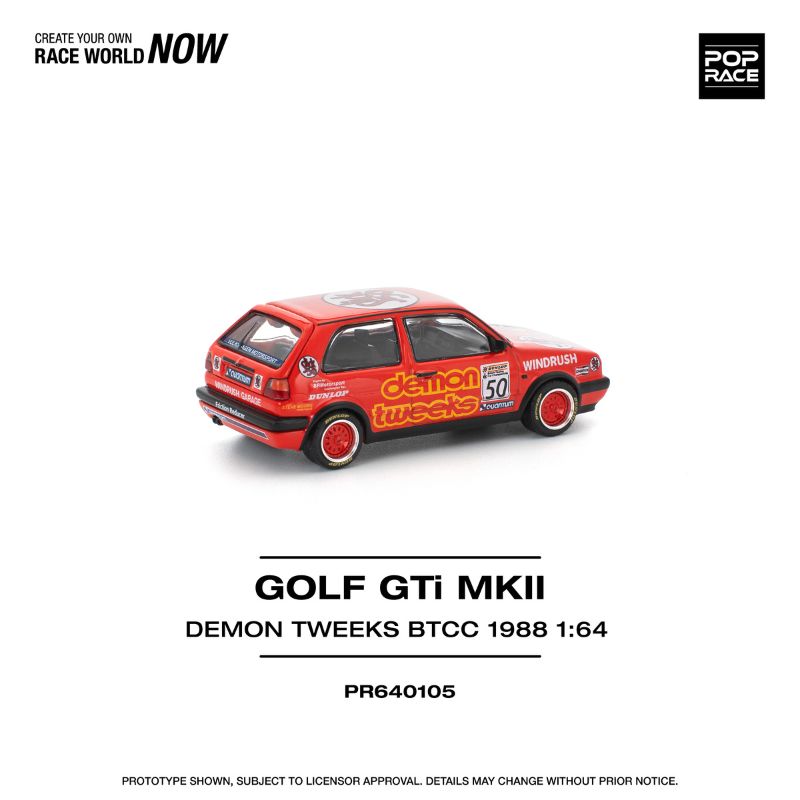 Pop race pr64-105 golf gti mk2 1:64 Scale